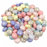 100 tk ehtevalmistamiseks Rondel Akr&uuml;&uuml;l AB Mitmev&auml;rviline R&otilde;ngas Kaelakee K&auml;ev&otilde;ru Vahep&auml;rlid K&auml;sitsi valmistatud DIY Lamedad &Uuml;mmargused mitmev&auml;rviline