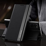 Magnetiga kaetud klapp&uuml;mbris Samsung S25 S24 S23 S22 nahast raamatualuse kate Xiaomi 14 13 Redmi Note 12 11S 10S p&otilde;rutuskindel kate iPhone 15 must
