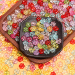 500g umbes 1600 tk Blossom helmeste seguv&auml;rvi moeehte valmistamise osakond 10mm akr&uuml;&uuml;llillede vahet&uuml;kk helmestes k&auml;ev&otilde;ru isetegemise l&auml;bipaistev