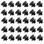 30tk/komplekt Plastikust siseukse kaardi viimistluspaneeli klambrid 3B0868243 Asendab VW Volkswagen JETTA GOLF MK4 PASSAT BORA must