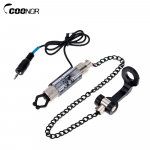 Iron Fishing Bite Alarm Chain Hanger Swinger LED valgustatud indikaator sinine
