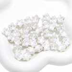 1 tk ovaalsed vasest klaasist inkrusteeritud kahepoolsed helmed meisterdamiseks kaelakee k&auml;ev&otilde;ru ehete valmistamiseks 10x12mm 1pc