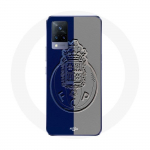 Coque Vivo v21 5G fcp porto gond bleu et gris