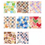 8 raamatut armsad multifilmid kleepuvad m&auml;rkmed 80 lehte Kawaii markerid lipud isekleepuvad memolehed kontorikingitused vahekaardi tarvikud 8 Pcs