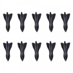 10 tk universaalne PU tagakatuse hauiimede spoileri tiivakomplekt auto katusespoileri kaitseraua spoiler haiuime hajuti keerise generaator 10pcs black