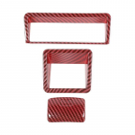 Auto tagurpidipeegli reguleerimise pikendusl&uuml;liti dekoratiivkaane kleebised sobivad Suzuki Jimny 2019 Up ABS-i sisetarvikutele s&uuml;sinikkiust must v&auml;rv