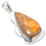 Natural Maligano Jasper Gemstone 925 Sterling Silver Gift Pendant 2.40 c2b95