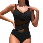 Push Up naiste &uuml;hes t&uuml;kis ujumistrikoo Seksikas v&otilde;rguga ujumisriided Naiste rannaujumiskost&uuml;&uuml;m Monokini 2XL