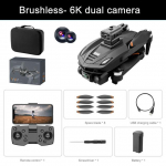 V168 PRO droonid GPS Professionaalne 8K HD-kaameraga FPV 5G Wifi Harjadeta mootor Kokkupandav RC Quadcopter takistuste v&auml;ltimise dron