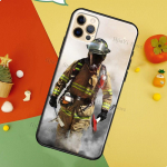 Firefighter Heroes Fireman telefoni&uuml;mbris iPhone'ile 13 11 12 Pro Max 7 8 Plus X XR XS Max SE 2020 12 13 Mini tagakaas iPhone 5 5S SE