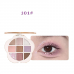 Nine-color eyeshadow comprehensive palette, blush and contouring powder, high-gloss, fine shimmer, matte, earth-colored pearlescent eyeshadow palette