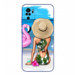 Isa ema beebit&uuml;druku telefoni&uuml;mbris Xiaomi Redmi Note 12 11E 11S 11 11T 10 10S 9 9T 9S 8T 8 Pro Plus 5G l&auml;bipaistev pehme Redmi Note 8