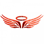 3D Angel Wing auto kleebised, s&otilde;iduki embleemi m&auml;rgi logo, veekindlad ja tugevalt kleepuvad kaitseraua kleebised