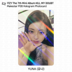 ITZY KILL MY DOUBT Aladin Soundwave Withmuu Ktown4u Music Korea POB Photocard Yuna - Makestar