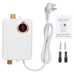 Kiirveesoojendi 3500W 220V Valge Mini Paagita Kiirveesoojendi Vannituba K&ouml;&ouml;k AU Plug