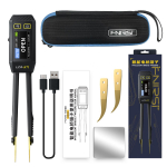 FNIRSI LCR-ST1 Mini Smart pintsetid LCR SMD ESR tester takistuse mahtuvuse induktiivsuse j&auml;rjepidevuse dioodide testimise m&otilde;&otilde;tmise t&ouml;&ouml;riistad must
