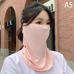 Unisex n&auml;osall hingav j&auml;&auml;siidist UV p&auml;ikesekaitsemask, pehme reguleeritav ultraviolettvastane &otilde;huke suvisteks &otilde;uetegevusteks as the picture