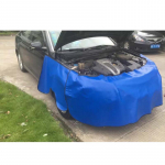 3 Pcs car repair fender protective pad, magnetic fender cover, foldable protector, mechanical work pad, suitable for all Red S