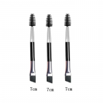 3tk Ripsmekamm Ripsmekujundaja 2-&uuml;hes kahepealine kulmuhari c Professionaalne pehme ripsmeaplikaator meik-kosmeetika ilut&ouml;&ouml;riistad 7CM-3PCS