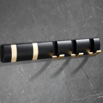 Kokkupandav r&auml;tikunagi, naelteta paigaldamine seinakonksud mantlite riidehoidja nagi mantlid