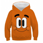 Gumballi h&auml;mmastav maailm Laste kom&ouml;&ouml;dia koomiks Perifeerne kapuutsiga pusa S&uuml;gisriided Trendikas mitmek&uuml;lgne kapuutsiga dressipluus 160