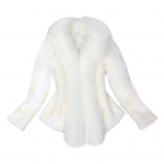 Talvine naiste jope Paks kunstkarusnahast kuumust hoidev &uuml;hev&auml;rviline pikkade varrukatega Luksuslik stiil Kodupidu Kontor Klubi Puhkusemantel M must