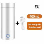 400 ml kaasaskantav veekeetja, automaatse v&auml;ljal&uuml;litusega mini elektriline veekeetja, roostevabast terasest kaasaskantav veekeetja tee ja kohvi valmistamiseks EU valge
