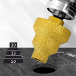 Diamond Beveling Chamfer Bit Tile Easy to Install Existing Holes Enlarging Shaping Trimming for