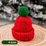 5 tk V&auml;ikesed j&otilde;ulum&uuml;tsid 4,5 cm kootud multifilmikork veinipudel J&otilde;ulunukude dekoratiivfestivali kaunistused