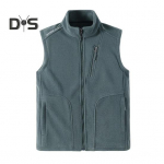 Meeste Polar Fliisist vest Tavaline Fit Varrukateta P&uuml;stkraega vestiga mantel lukuga taskutega Soojusisolatsiooniga vesti jope L tumepruun v&auml;rv