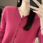 Naiste ka&scaron;miirist sviiter Qinghe ka&scaron;miir 30% ka&scaron;miir 70% vill Naiste s&uuml;gis- ja talvine ka&scaron;miirist pullover pehme ja soe L