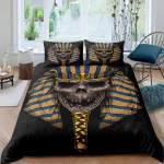 Vaarao tekikott Kuninganna Vana-Egiptuse h&otilde;imu lohukate poistele Egiptuse p&uuml;ramiidide eksootilises stiilis pol&uuml;estrist voodipesukomplekt 70x133cm 2pcs