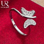 925 h&otilde;bedast liblikas AAA tsirkoonist s&otilde;rmus moepulmaehted 7#