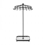 Eemaldatav p&ouml;&ouml;rlev kaelakee alus ehteekraani hoidja kaelakee riiuli hoiualus, mis sobib ideaalselt kodu- ja &auml;rikasutuseks must