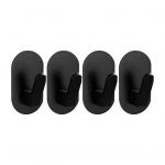 4 tk/komplekti seinakonks alumiiniumsulamist liimpunch Tasuta kaasaegne vastupidav r&auml;tik riidepuu riidepuu Vannitoa k&ouml;&ouml;k