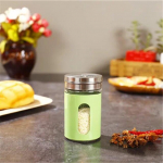 Roostevabast terasest maitseainepudel pipramaisi maitseainepudel &otilde;ues kasutamiseks m&otilde;eldud grillt&ouml;&ouml;riistad poorne p&ouml;&ouml;rleva kaanega maitseainepudel