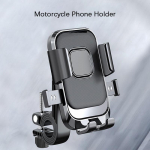 Motoratta telefonihoidik, &uuml;he k&auml;ega juhitav ja 360&deg; p&ouml;&ouml;ratav telefonihoidik mootorratta ja rolleri jaoks one size must