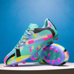 Meeste Jalgpallisaapad Pikad naelad K&otilde;rge pahkluu jalgpallijalatsid AG Lastele &Otilde;uesaapad Jalgpallisaapad Treening Jalgpallijalatsid 33 must