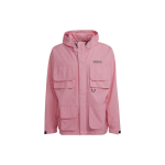 Adidas Originals Kolmeleheline Logo Prindiga Tasku Detailiga T&ouml;&ouml;jakk Meeste Jakk Roosa HK4997 L