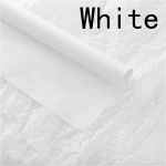 20 tk / pakk 50 * 66 cm pehmest paberist lillekimbu pakkepaber lillepoodide jaoks, pulmade s&uuml;nnip&auml;evapeo kingituste pakkimine, kaunistus DIY k&auml;sit&ouml;&ouml;paber valge
