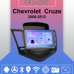 Autoraadio Android Auto Carplay Chevrolet Cruze 2008-2012 jaoks Multimeediapleier Peak Unit Stereo GPS-navigatsioon BT WIFI 1+16GB 1+16GB