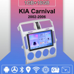 Android Carplay autoraadio KIA Carnival 2002-2006 multimeediumipleieri peakomplekti stereo GPS-navigatsioon BT WIFI 2+32GB 1+16GB