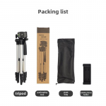 3110 alumiiniumsulamist h&otilde;bedast statiiv mobiiltelefoni otse&uuml;lekande, kalap&uuml;&uuml;gi ja termomeetri seadistamiseks non-woven bag + E clip + outer box h&otilde;be