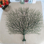 Plastikust Paabulinnu Oksad Koralloksad Valged Simuleeritud Surnud Puu Oksad Kunstpuu Oksad Fotostuudio Dekoratiivsed Koralloksad