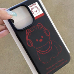 Telefoni&uuml;mbris iPhone 11 13 XR XS Max &uuml;mbrisele iPhone 12 14 15 16 Pro Max 12 Pro 15 Plus Nahast v&auml;rvitud veekindel kukkumis- ja kulumiskindel multikas iPhone 16 Pro Max valge