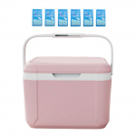 Jahutuskast j&auml;&auml;kottidega konteiner majapidamine 5 l jookide hoiustamise korraldaja auto k&uuml;lmik sisereisimiseks Beach BBQ &otilde;ues roosa