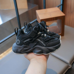 Laste s&uuml;gise mitmek&uuml;lgsed spordijalatsid Mood P&otilde;hjenduslikud Koolilapsed Jooksutossud Hingavad libisemiskindlad poiste t&uuml;drukute vabaajajalatsid 26 must