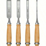 Professionaalne puidupeitlite komplekt 4-osaline puidupeitlite komplekt puut&ouml;&ouml;ks, puidunikerdamiseks, CR-V terasest peitel