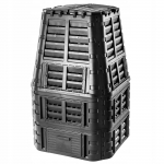 KADAX Kompostownik Ogrodowy modułowy 1000L mrozoodporny Całoroczny Czarny