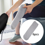 6 pakki amputeeritud sokid k&auml;nnukaitseks, puuvillase materjali mugavus S hall v&auml;rv